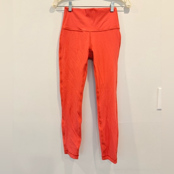lululemon athletica Pants - 🔥Lululemon Bright Orange High-Waisted Leggings🔥